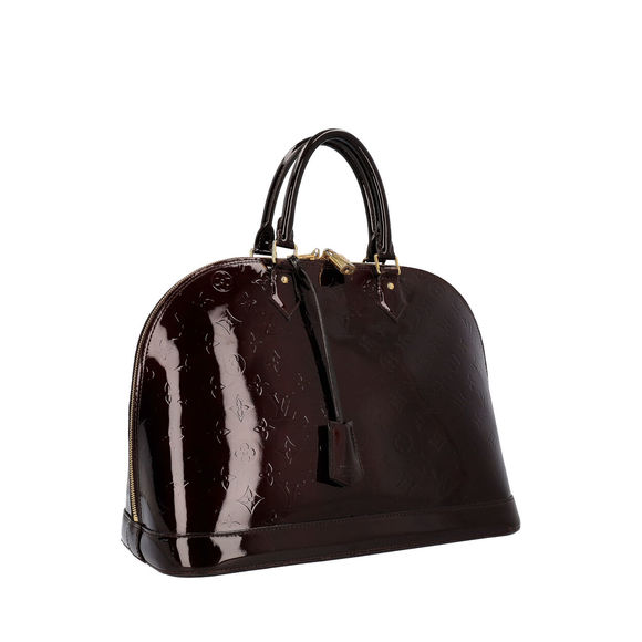 LOUIS VUITTON Vernis Alma GM Amarante - Picture 4 of 8